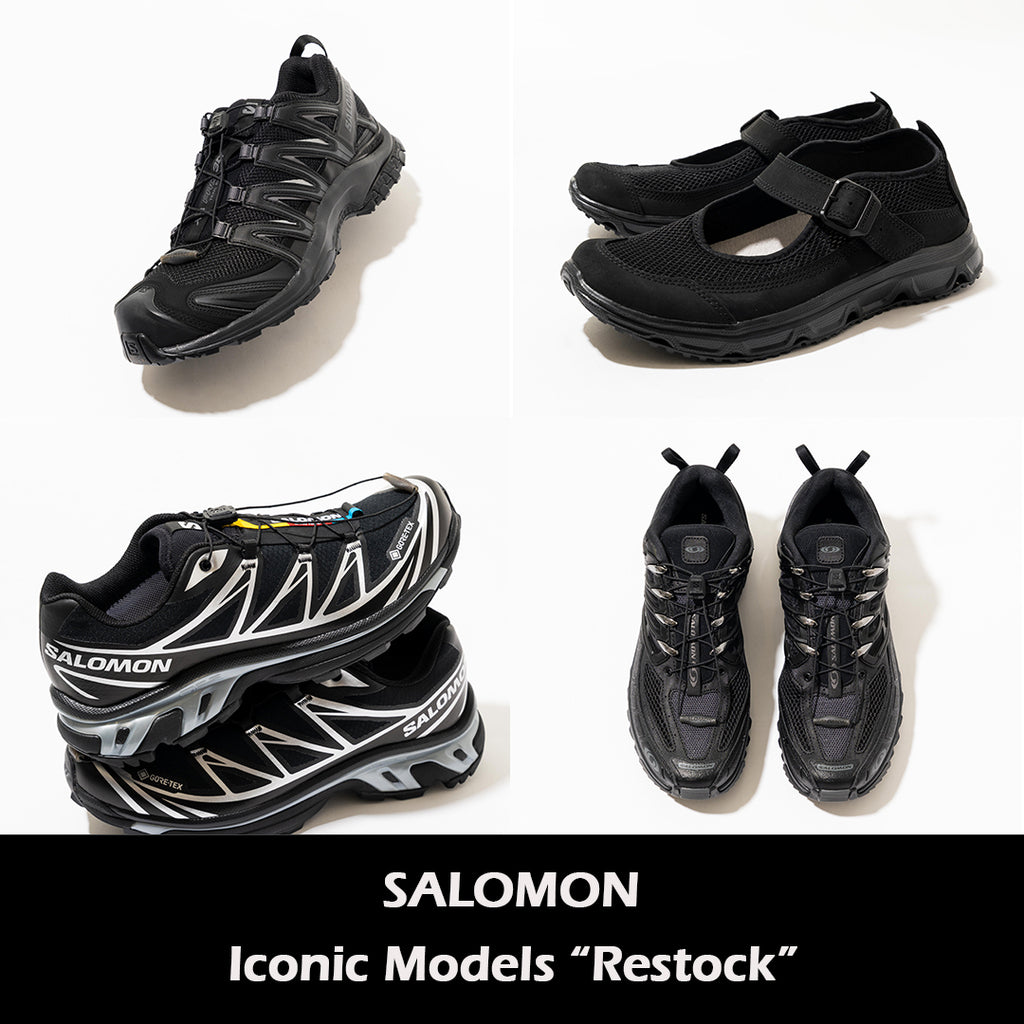 SALOMONの代表モデルが豊富なバリエーションで再入荷