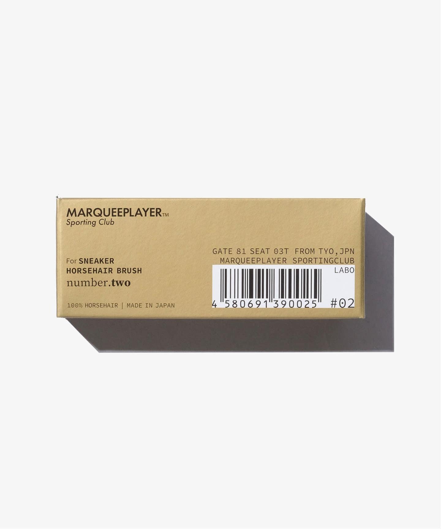 MARQUEE PLAYER For SNEAKER HORSEHAIR BRUSH #02