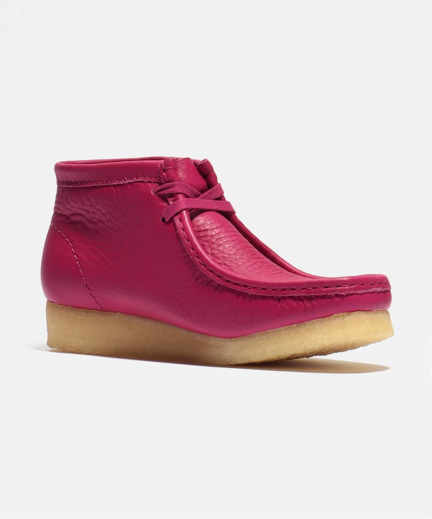 【Clarks / クラークス】WallabeeBT Berry Leather 26173235