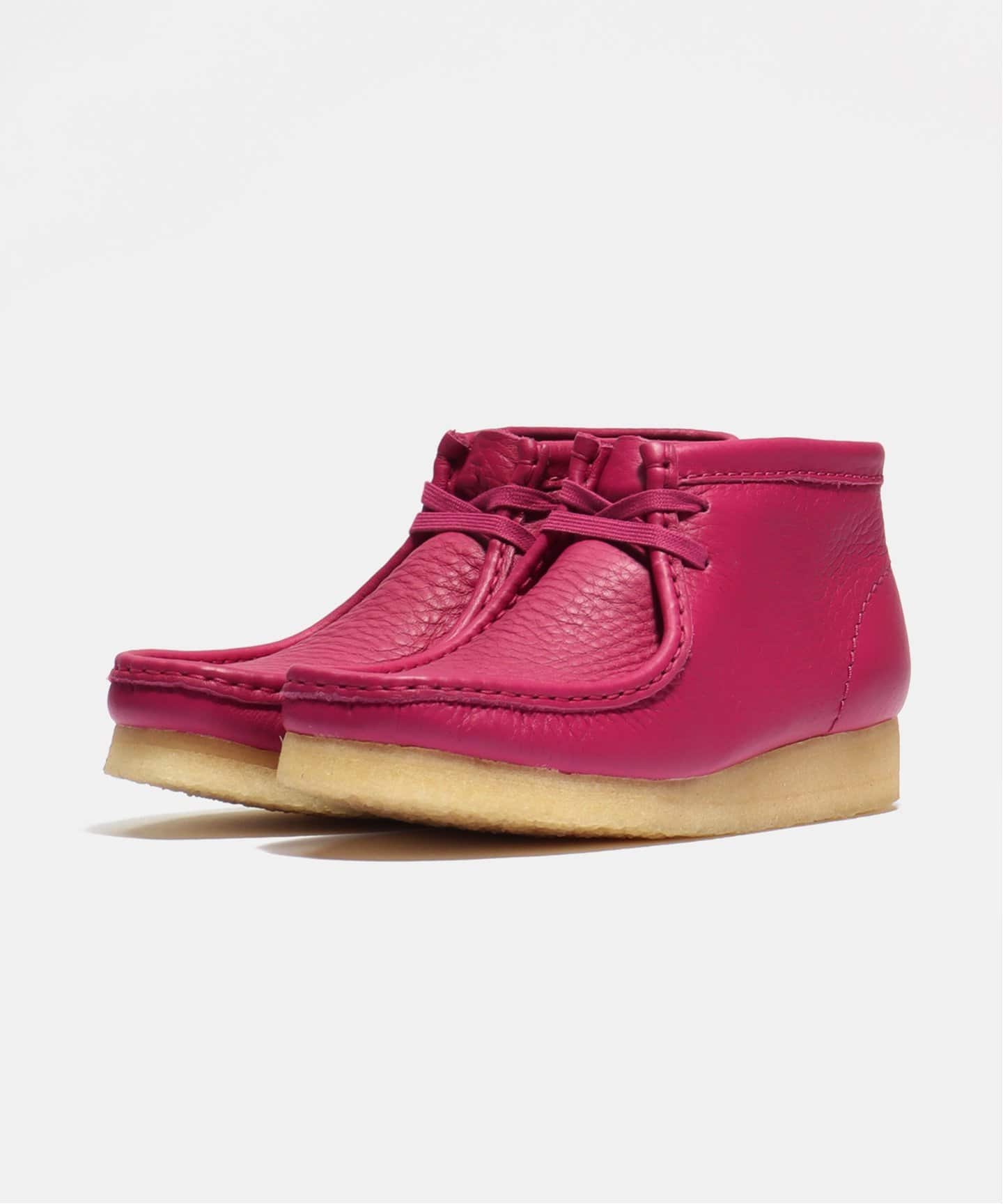 【Clarks / クラークス】WallabeeBT Berry Leather 26173235
