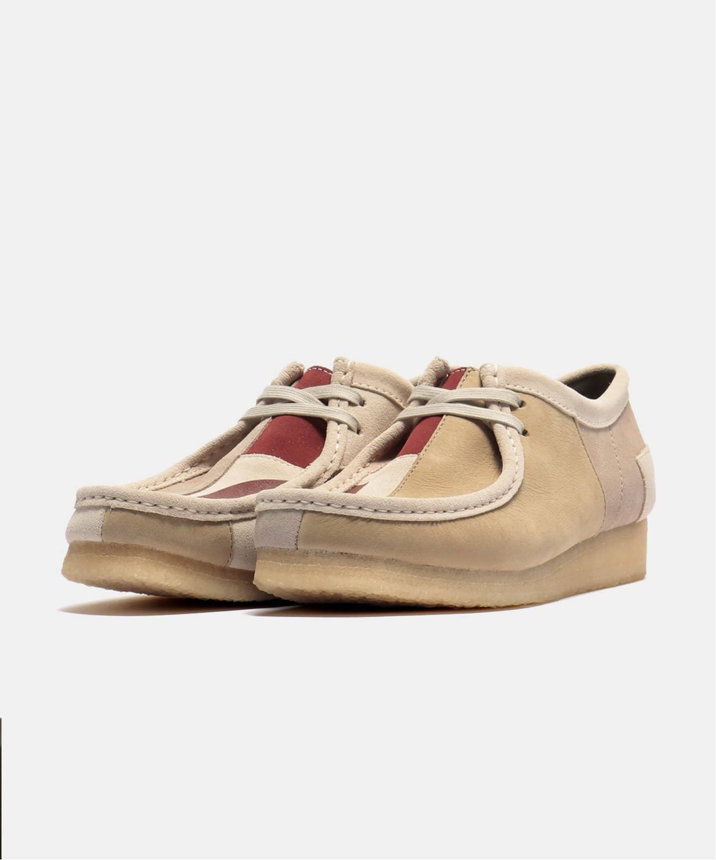 【Clarks / クラークス】Wallabee Red Combi 26178308