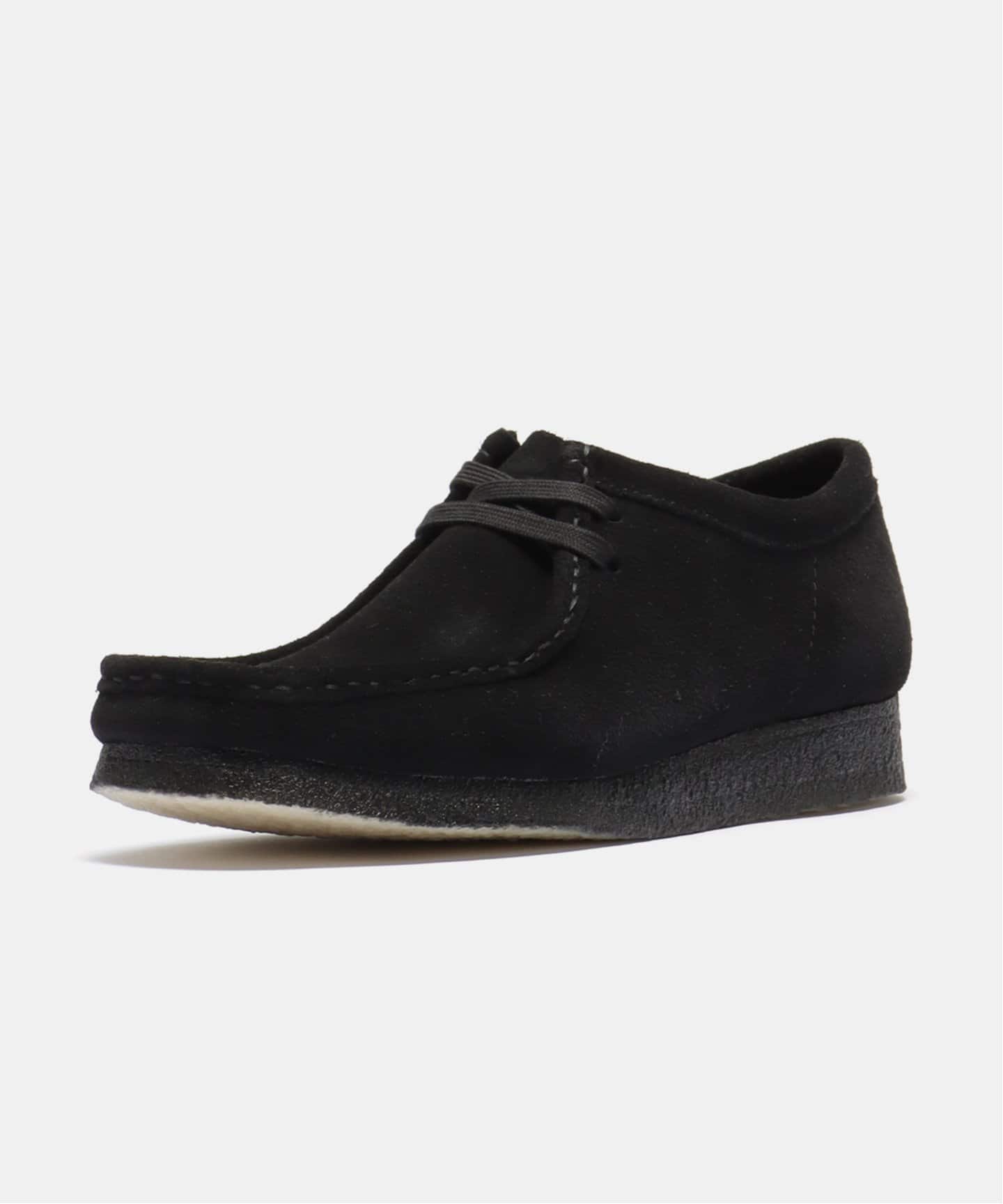 Clarks Wallabee Black Suede 26155519