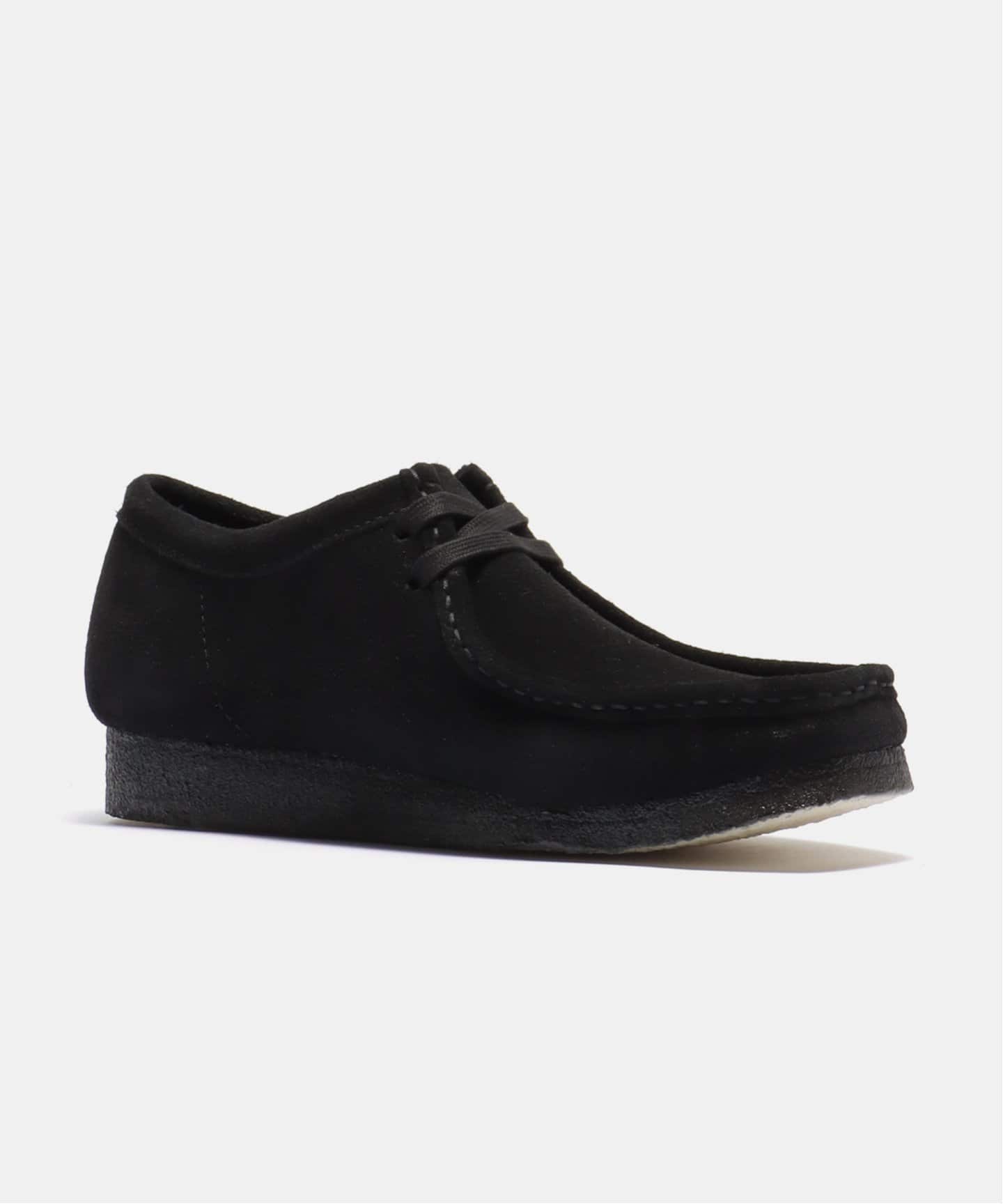 Clarks Wallabee Black Suede 26155519