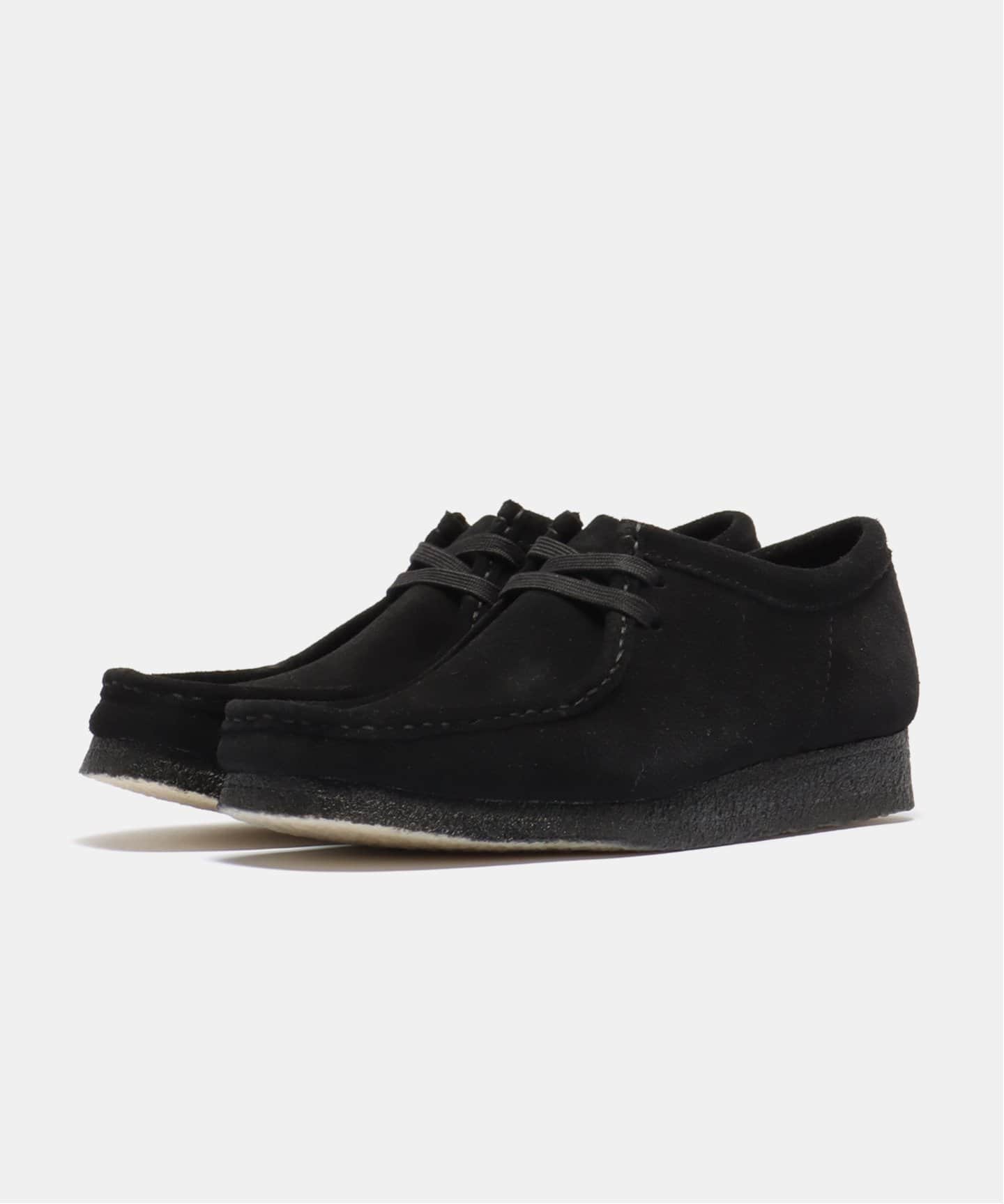 Clarks Wallabee Black Suede 26155519