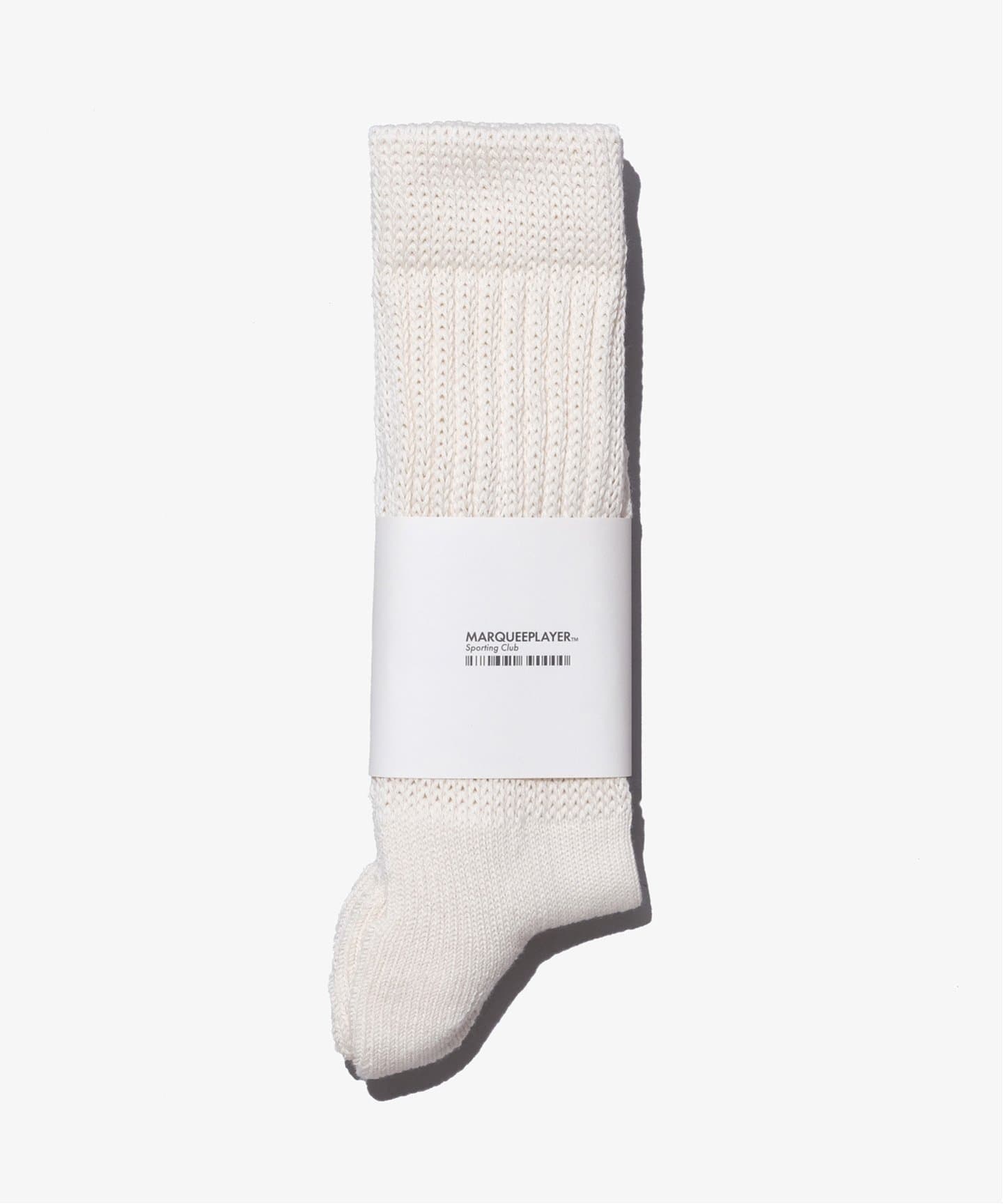 MARQUEE PLAYER HYBRID RIB SOCKS IVORYWHITE 9023
