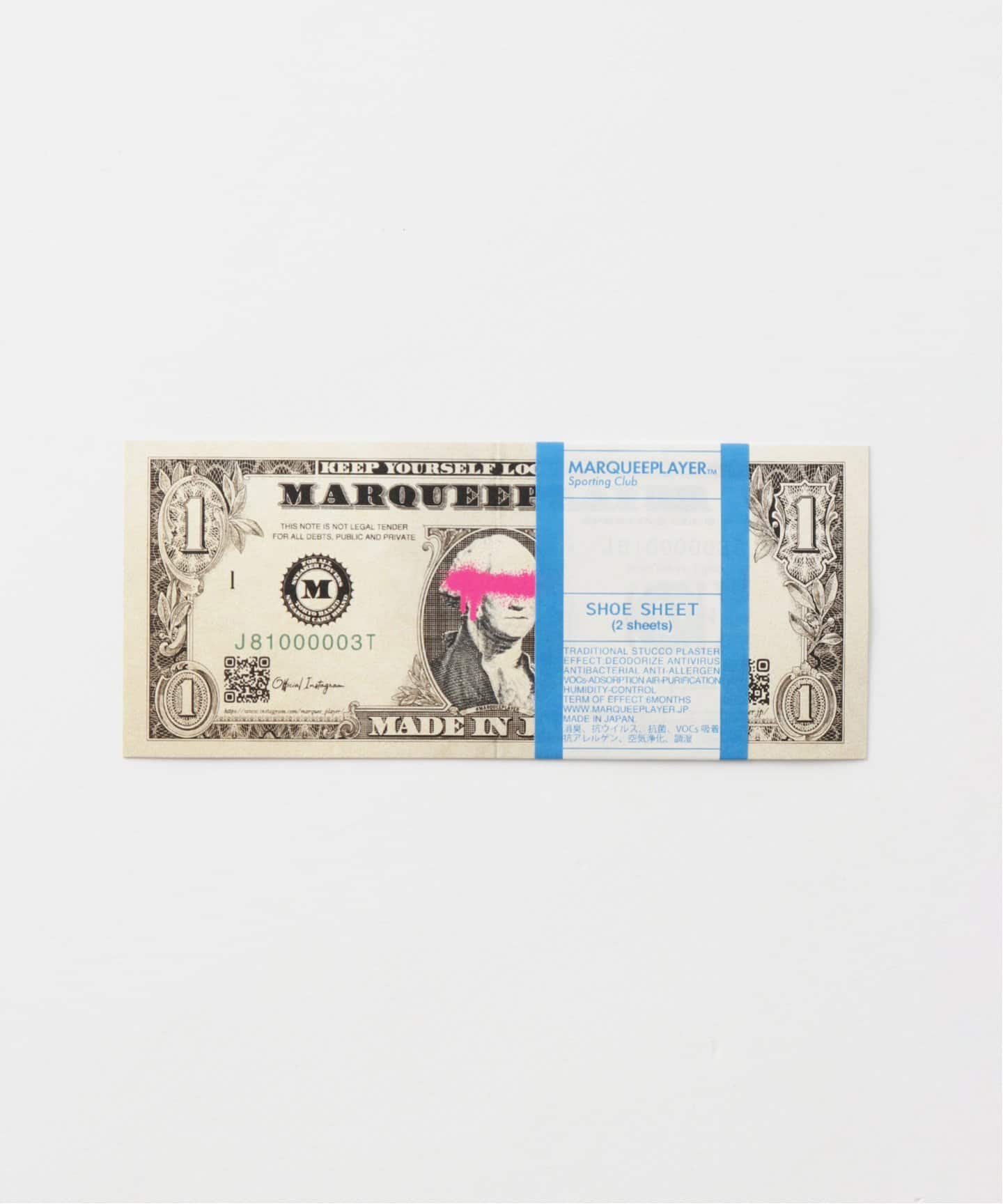 MARQUEE PLAYER SHOE SHEET "one dollar" 9025