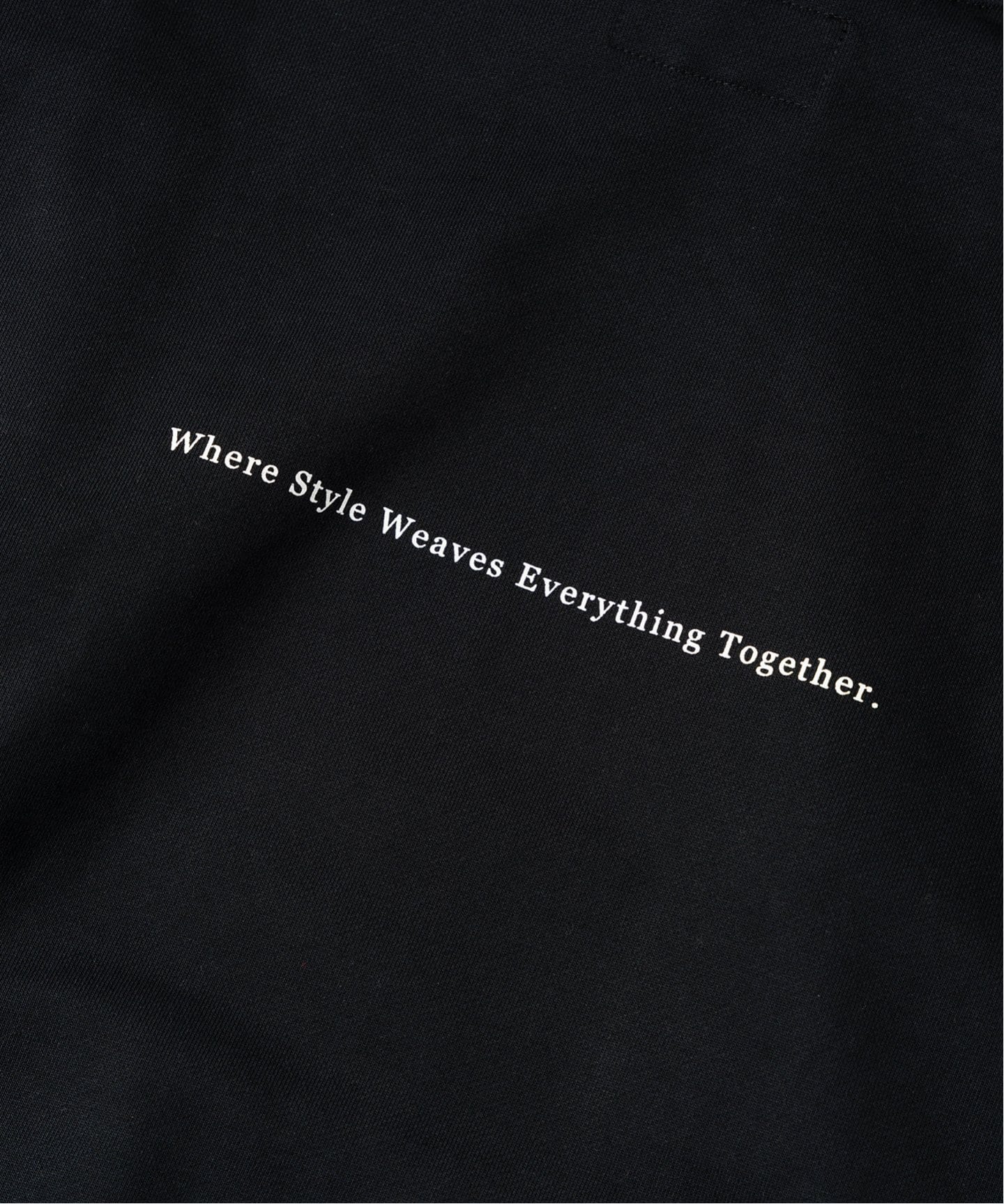“Herringbone“ Logo Sweat Hoodie