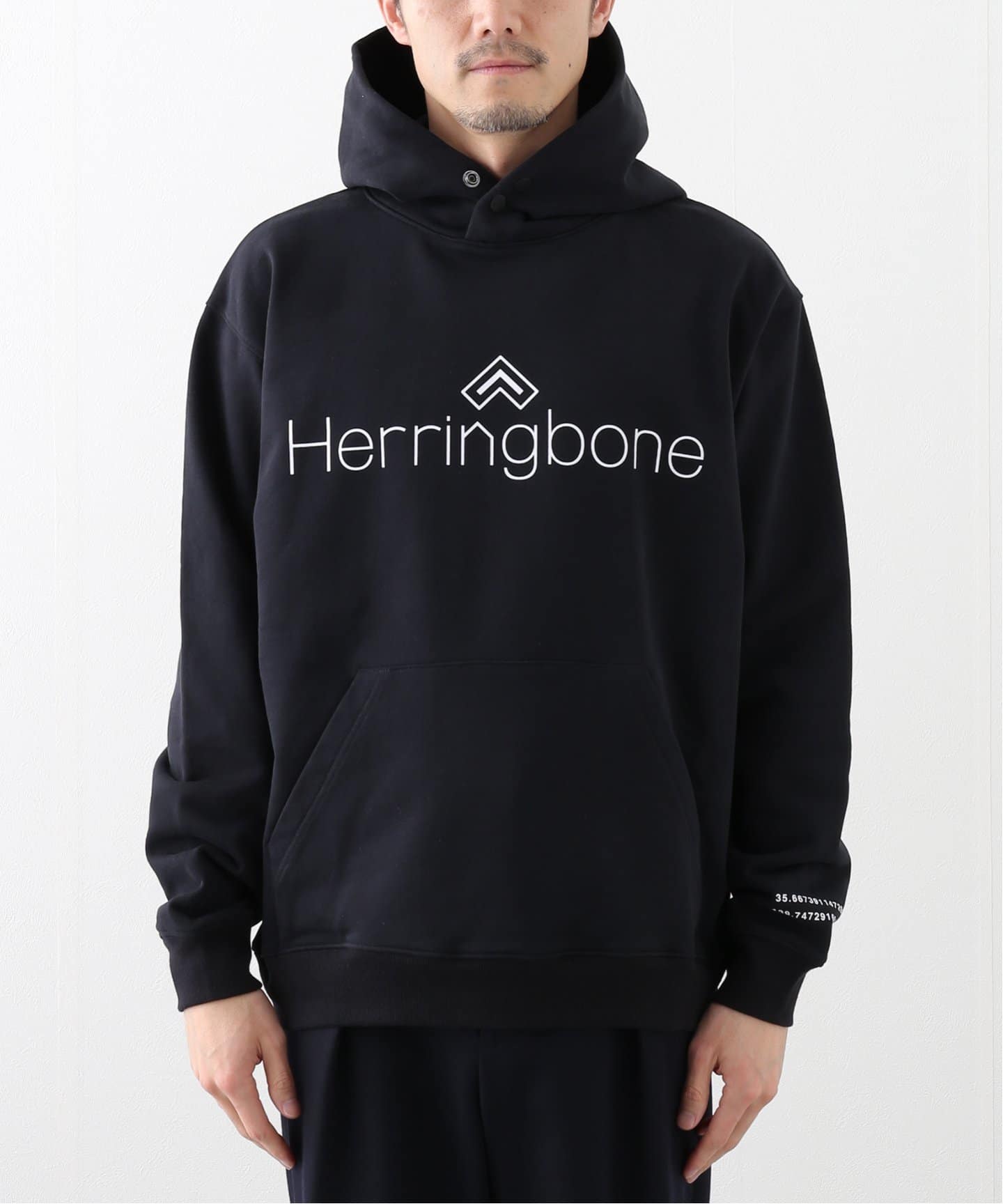 “Herringbone“ Logo Sweat Hoodie