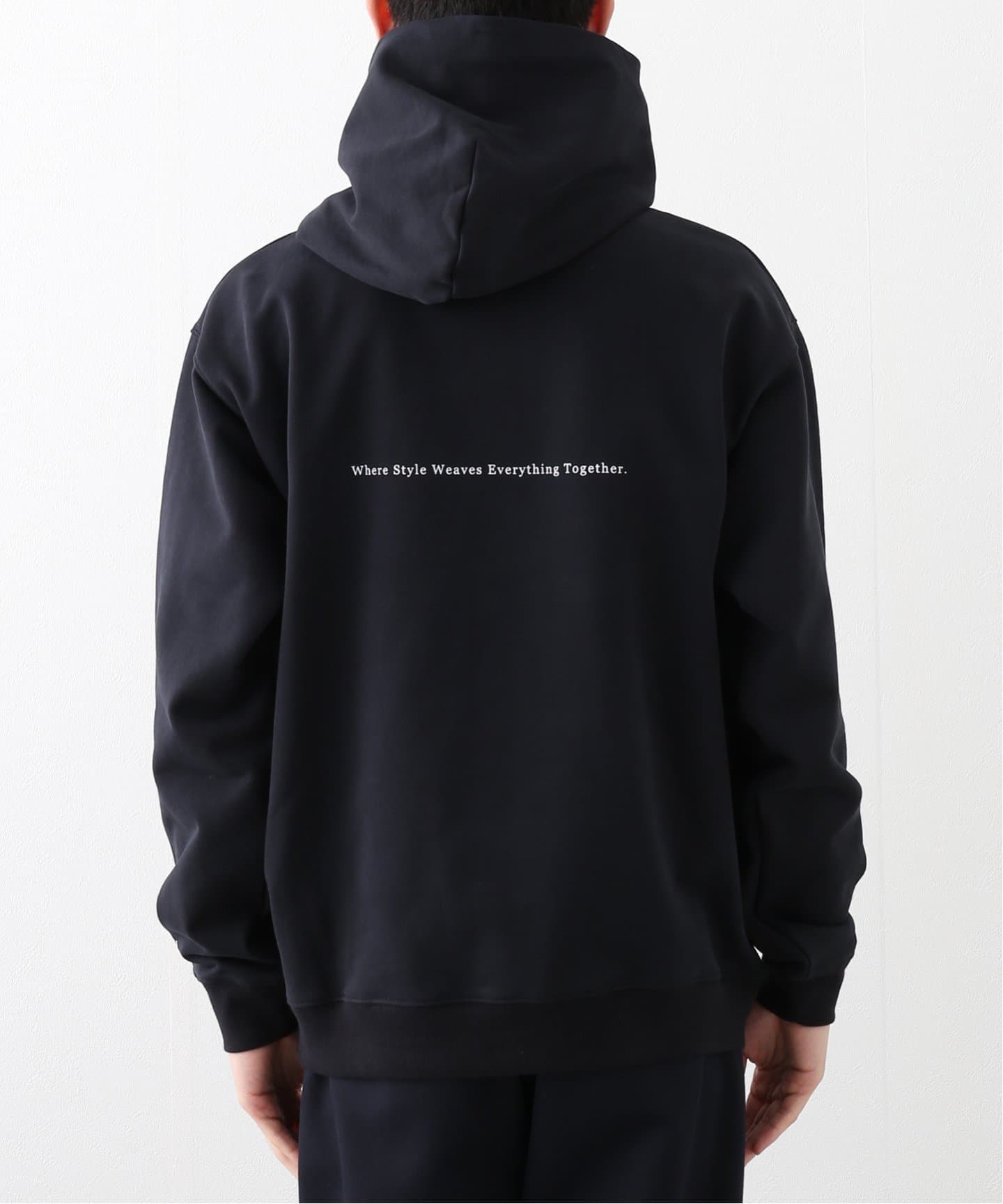 “Herringbone“ Logo Sweat Hoodie
