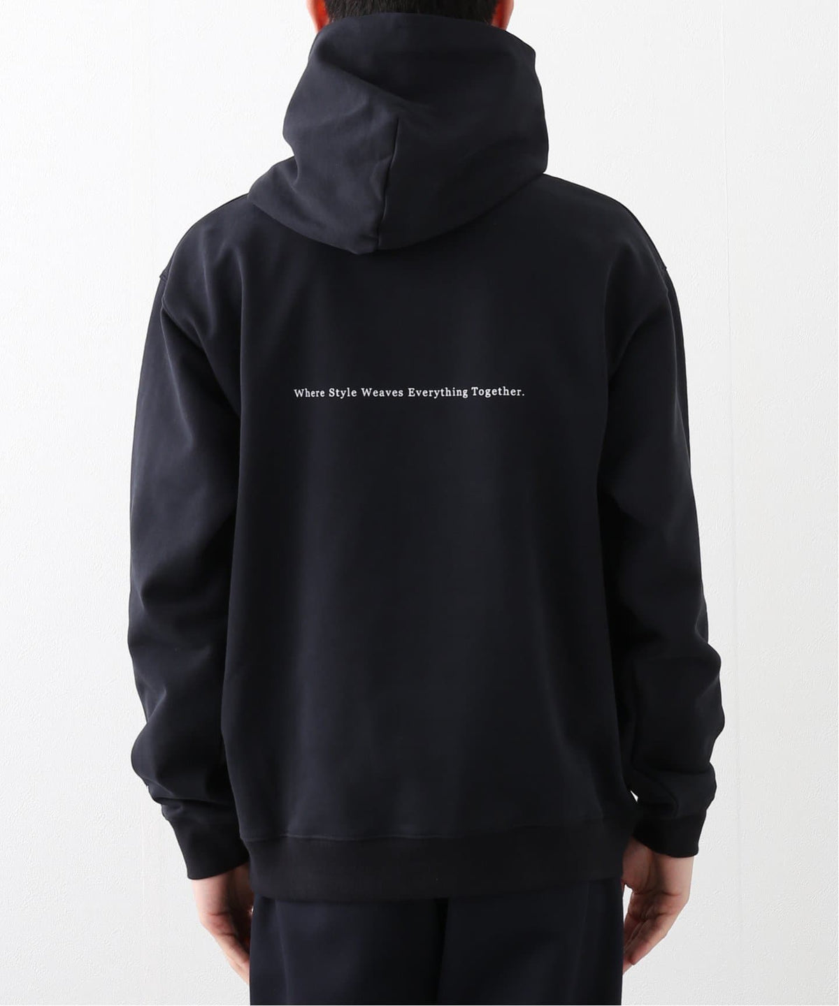 “Herringbone“ Logo Sweat Hoodie