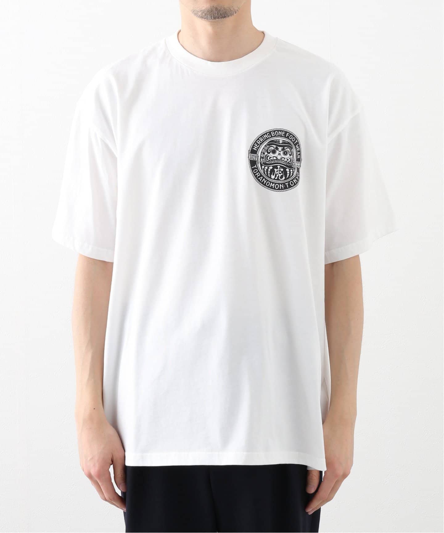 “Herringbone“ Daruma Print Tee