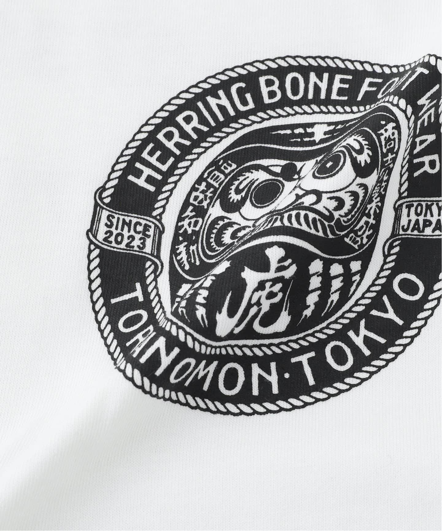 “Herringbone“ Daruma Print Tee