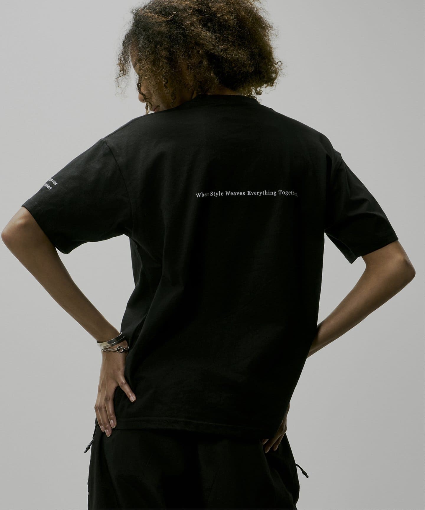 “Herringbone“ Logo print Tee