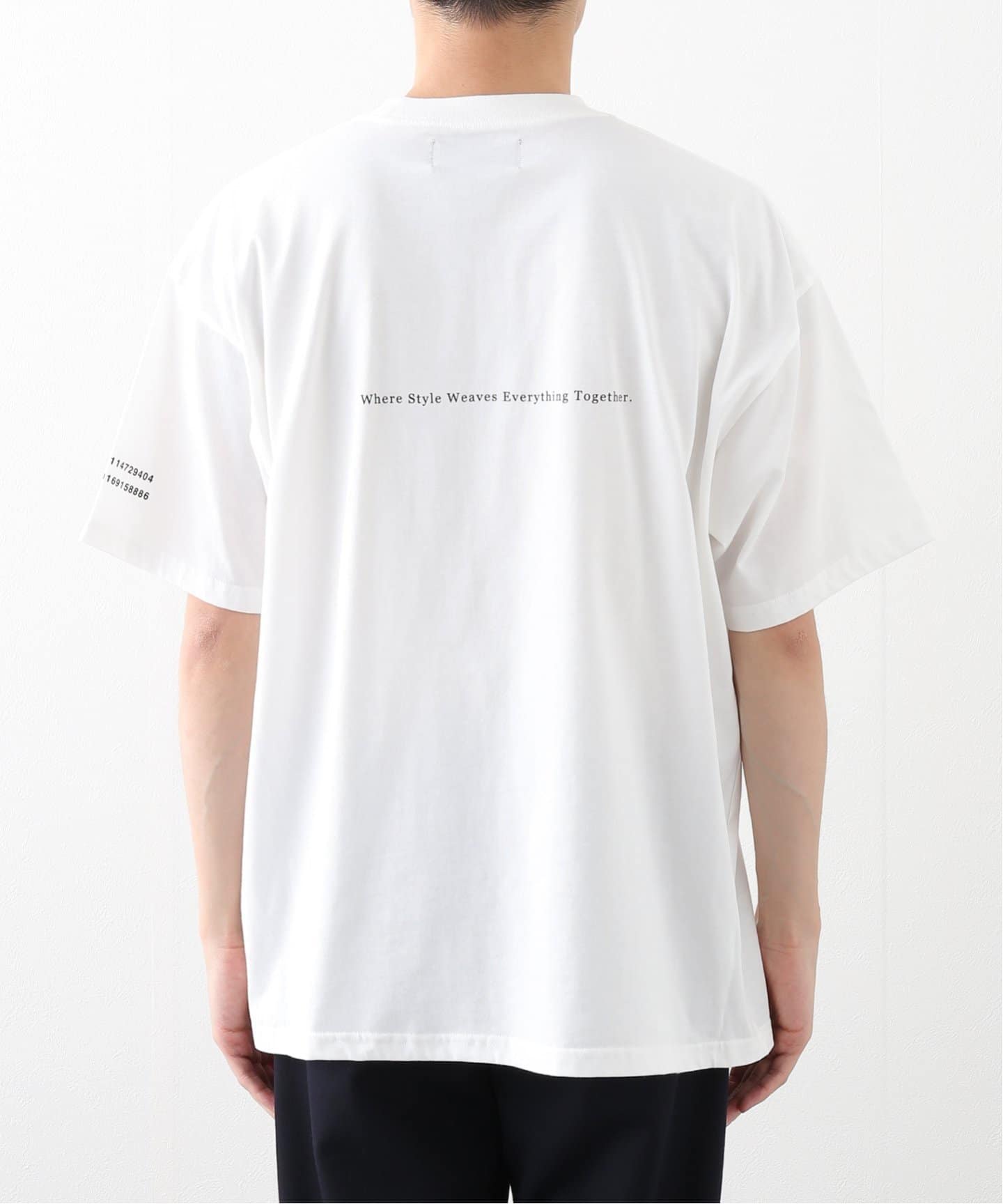 “Herringbone“ Logo print Tee