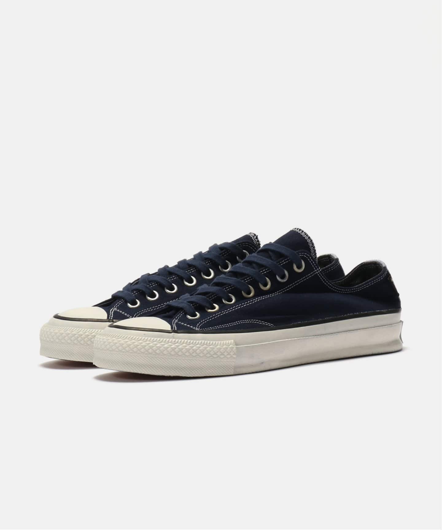 nonnative DWELLER TRAINER LOW COTTON CANVAS OVER DYE WITH GORE-TEX by SPINGLE