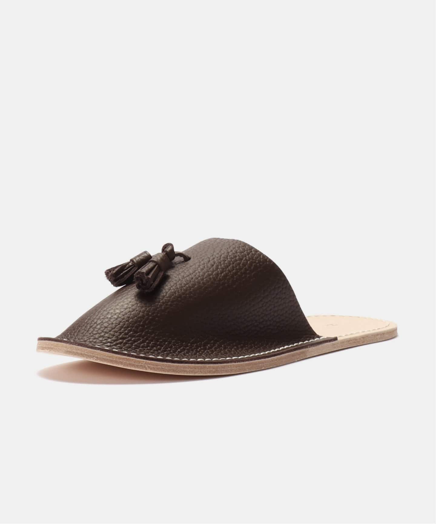 Hender Scheme leather slipper MJ-RC-LES