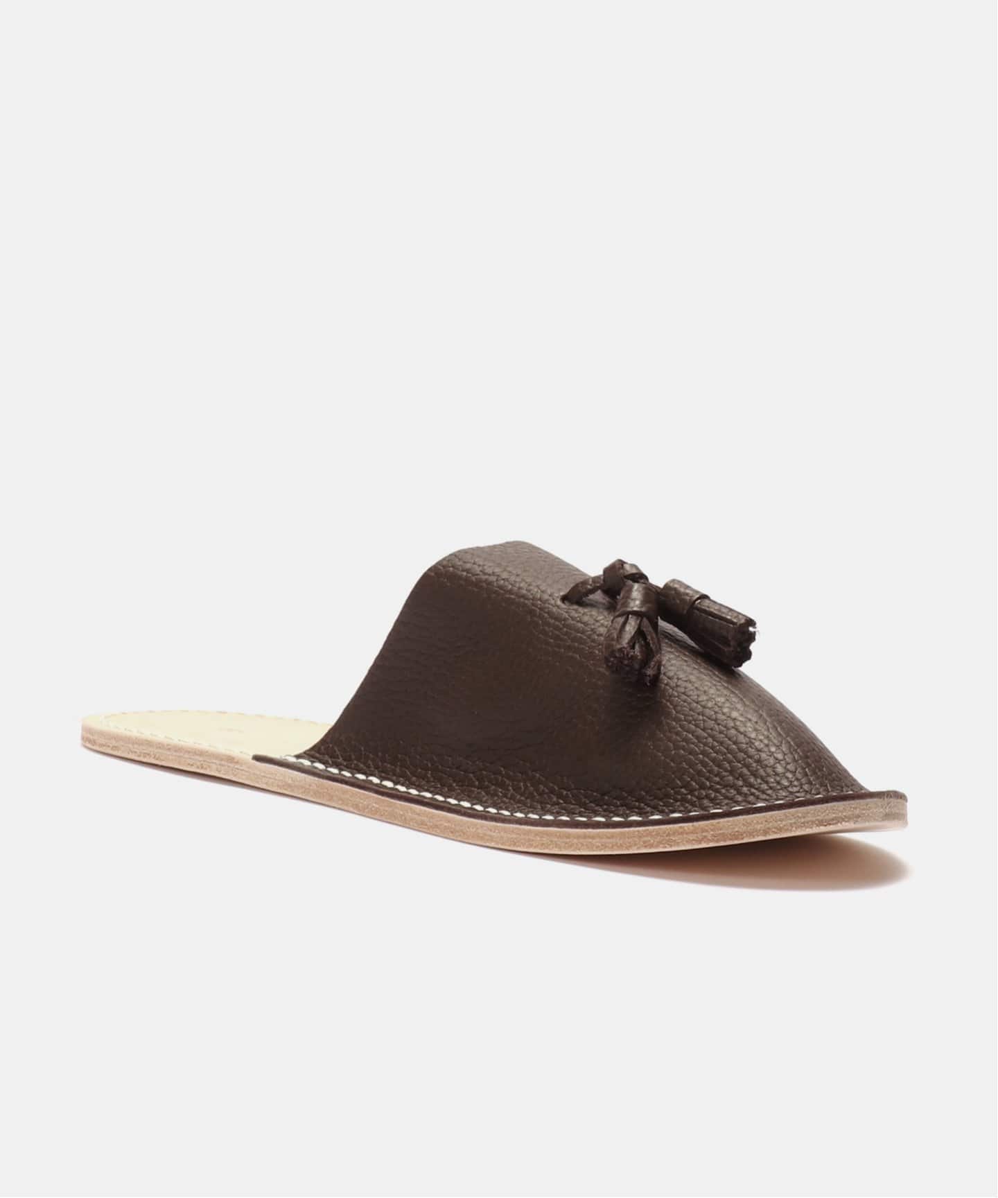Hender Scheme leather slipper MJ-RC-LES