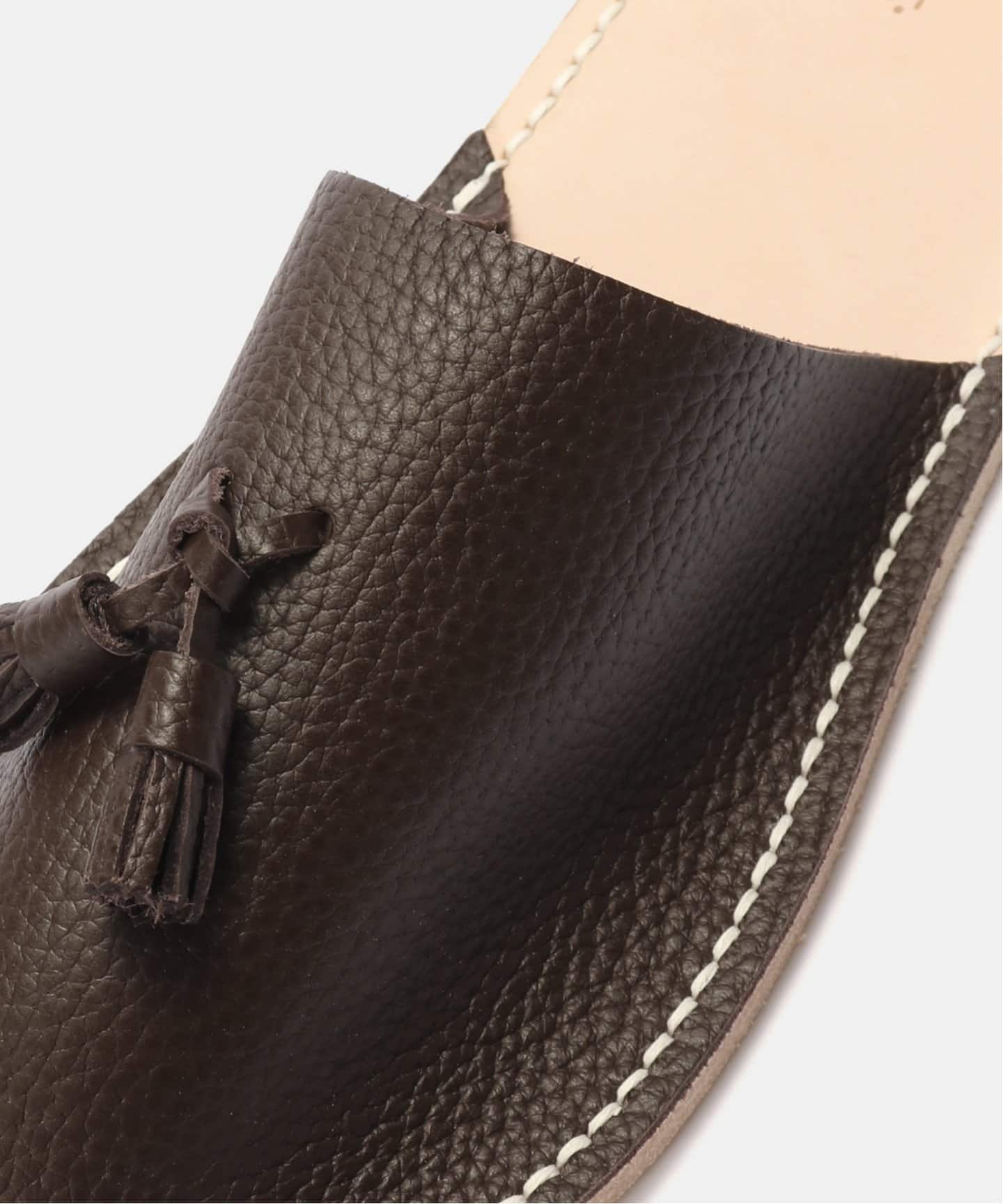 Hender Scheme leather slipper MJ-RC-LES