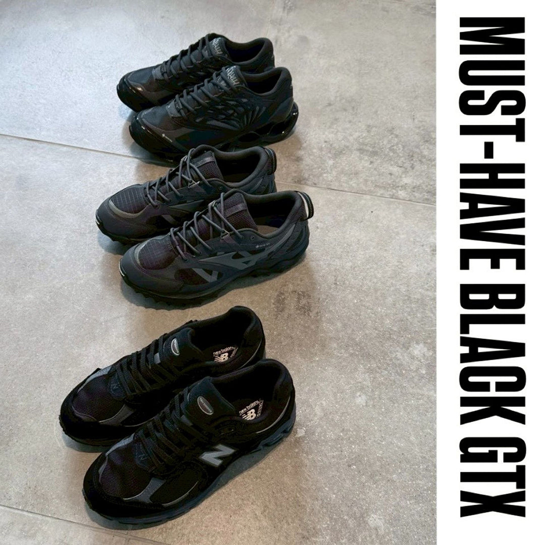 一足は持っておきたい黒の"GORE-TEX"3選