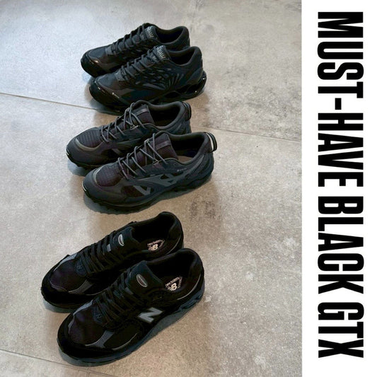一足は持っておきたい黒の"GORE-TEX"3選