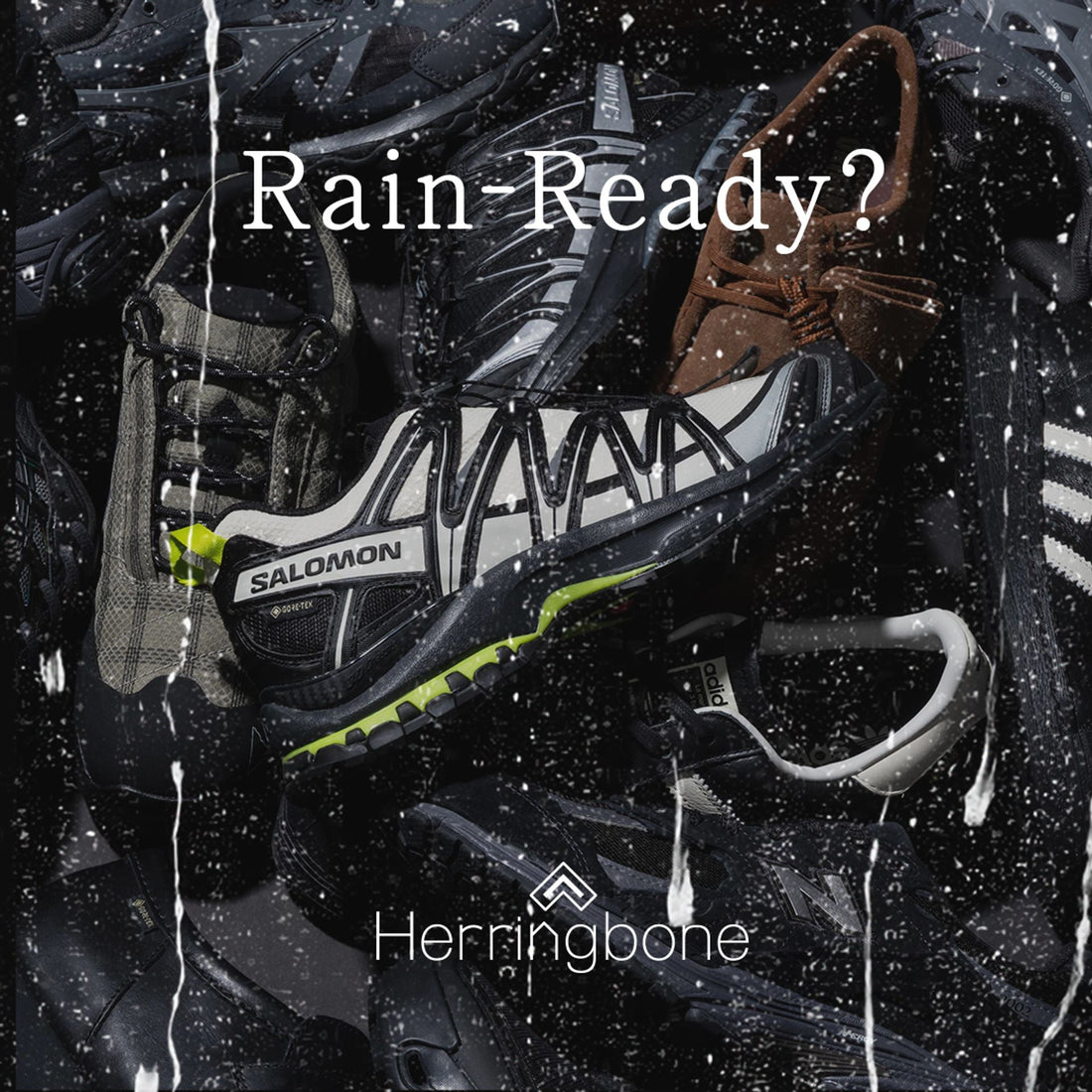 Herrigbone Footwearがオススメする雨の日用の新作スニーカーをピックアップ