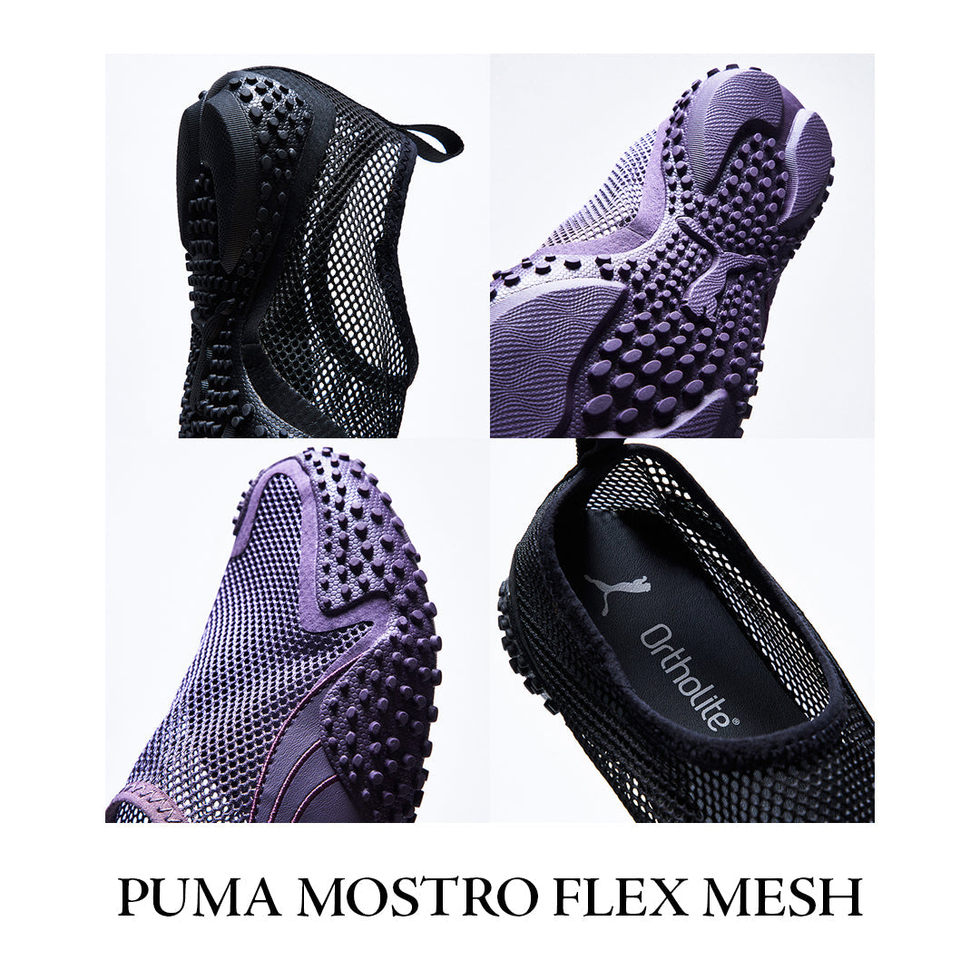 素足感が心地よい PUMA MOSTRO FLEX MESH が好評発売中