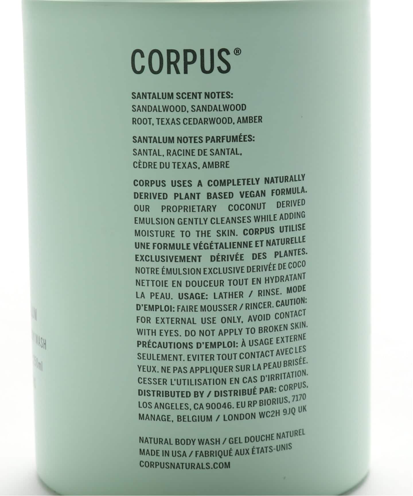 CORPUS NATURALS ボディウォッシュ SANTALUM