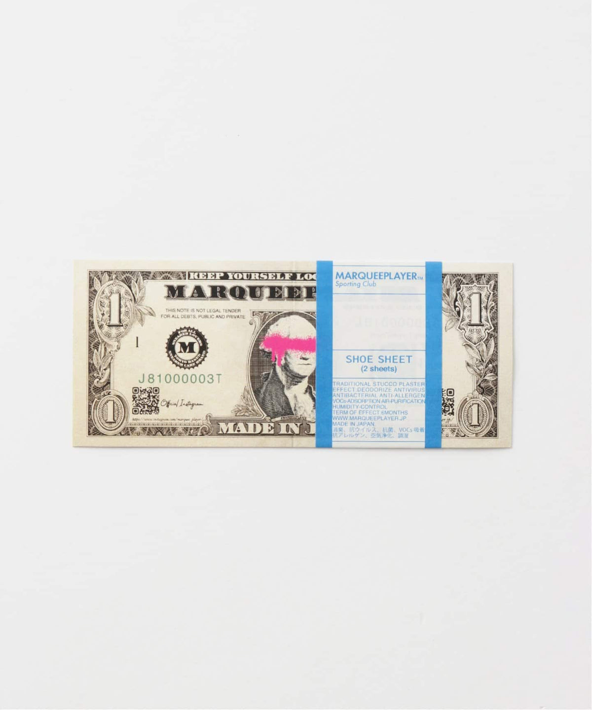 MARQUEE PLAYER SHOE SHEET "one dollar" 9025