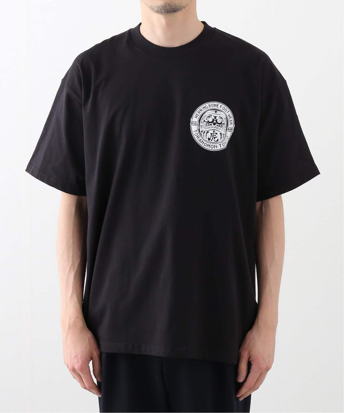 “Herringbone“ Daruma Print Tee