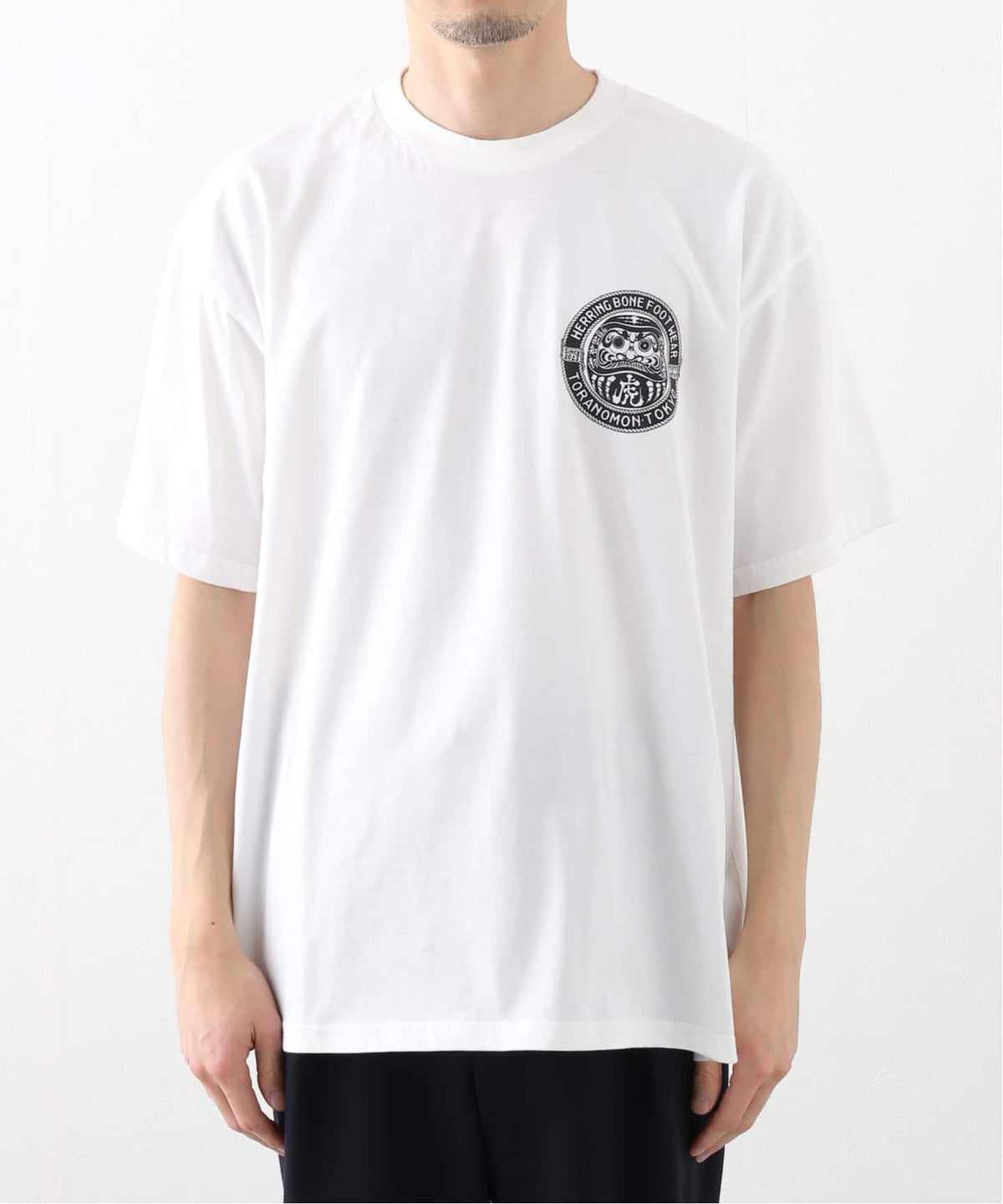 “Herringbone“ Daruma Print Tee