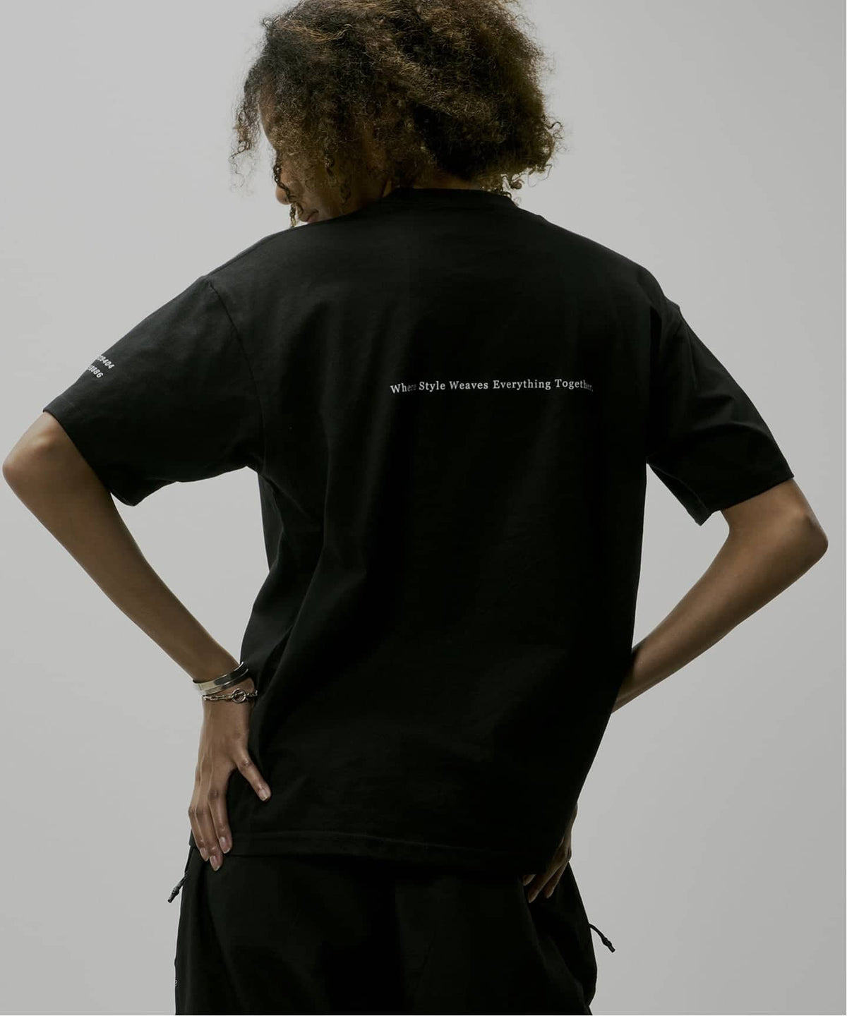 “Herringbone“ Logo print Tee