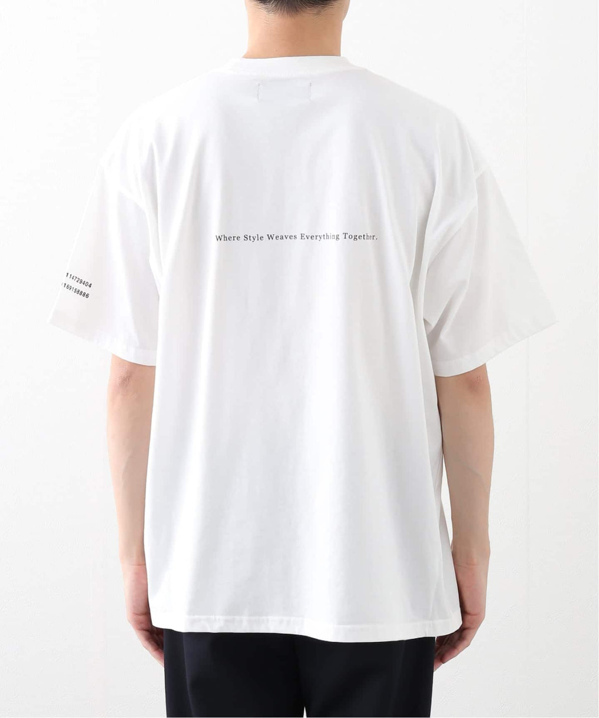 “Herringbone“ Logo print Tee