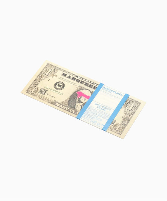 MARQUEE PLAYER SHOE SHEET "one dollar"
