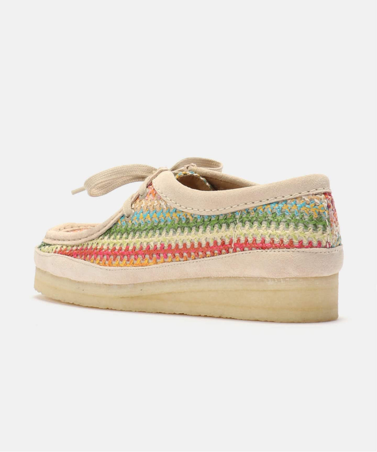 Clarks Wallabee. Multi Raffia 26180170