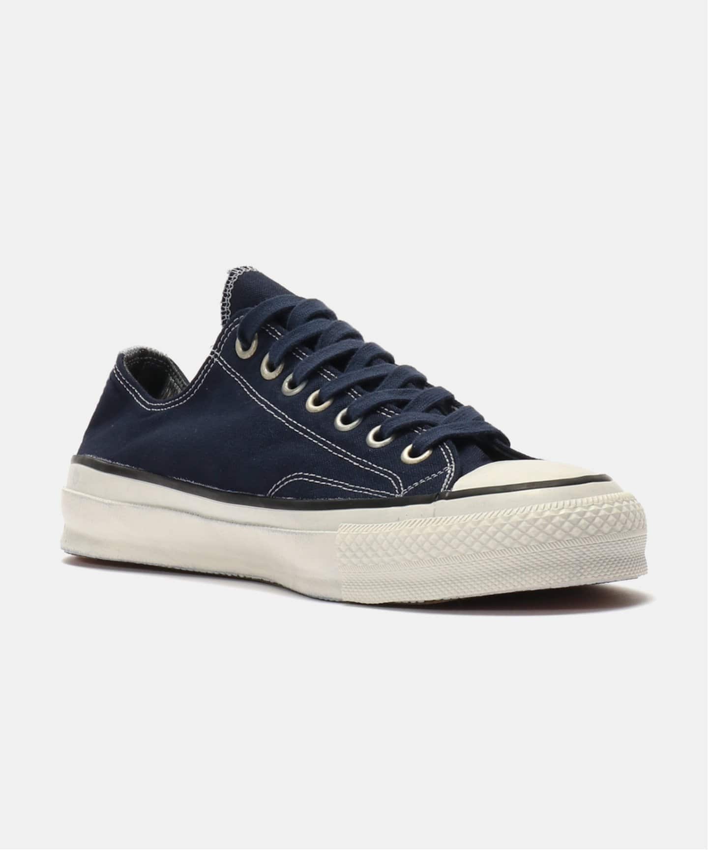 nonnative DWELLER TRAINER LOW COTTON CANVAS OVER DYE WITH GORE-TEX by SPINGLE