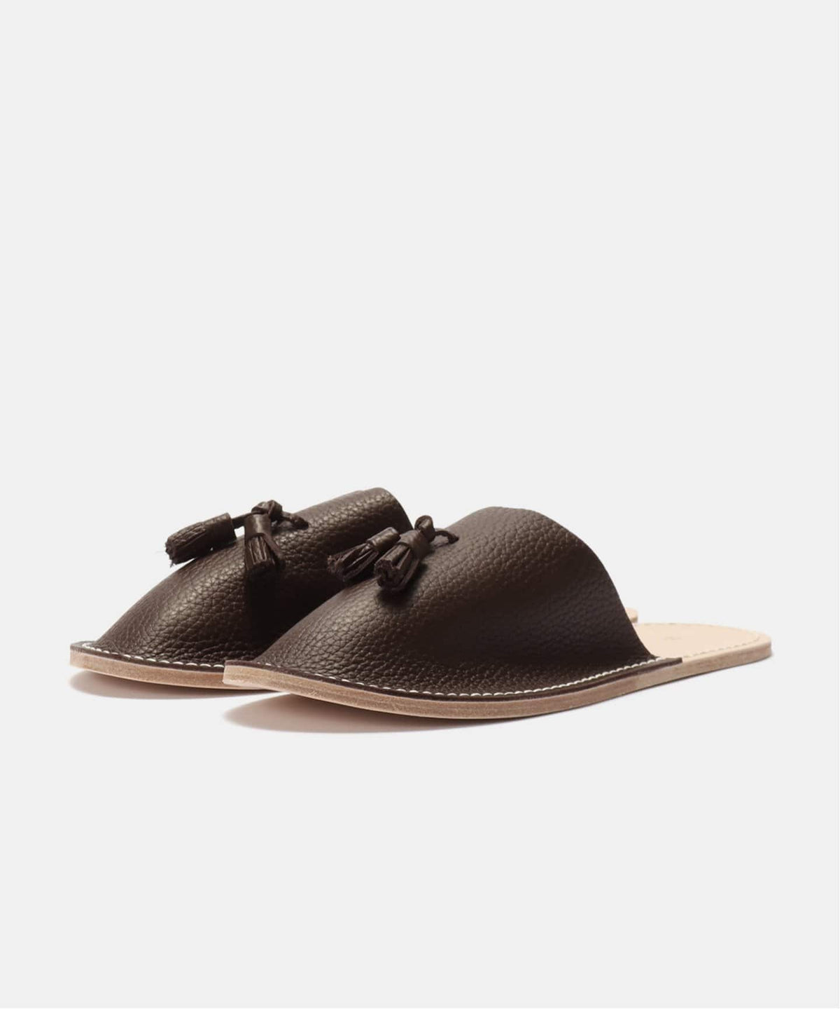 Hender Scheme leather slipper MJ-RC-LES