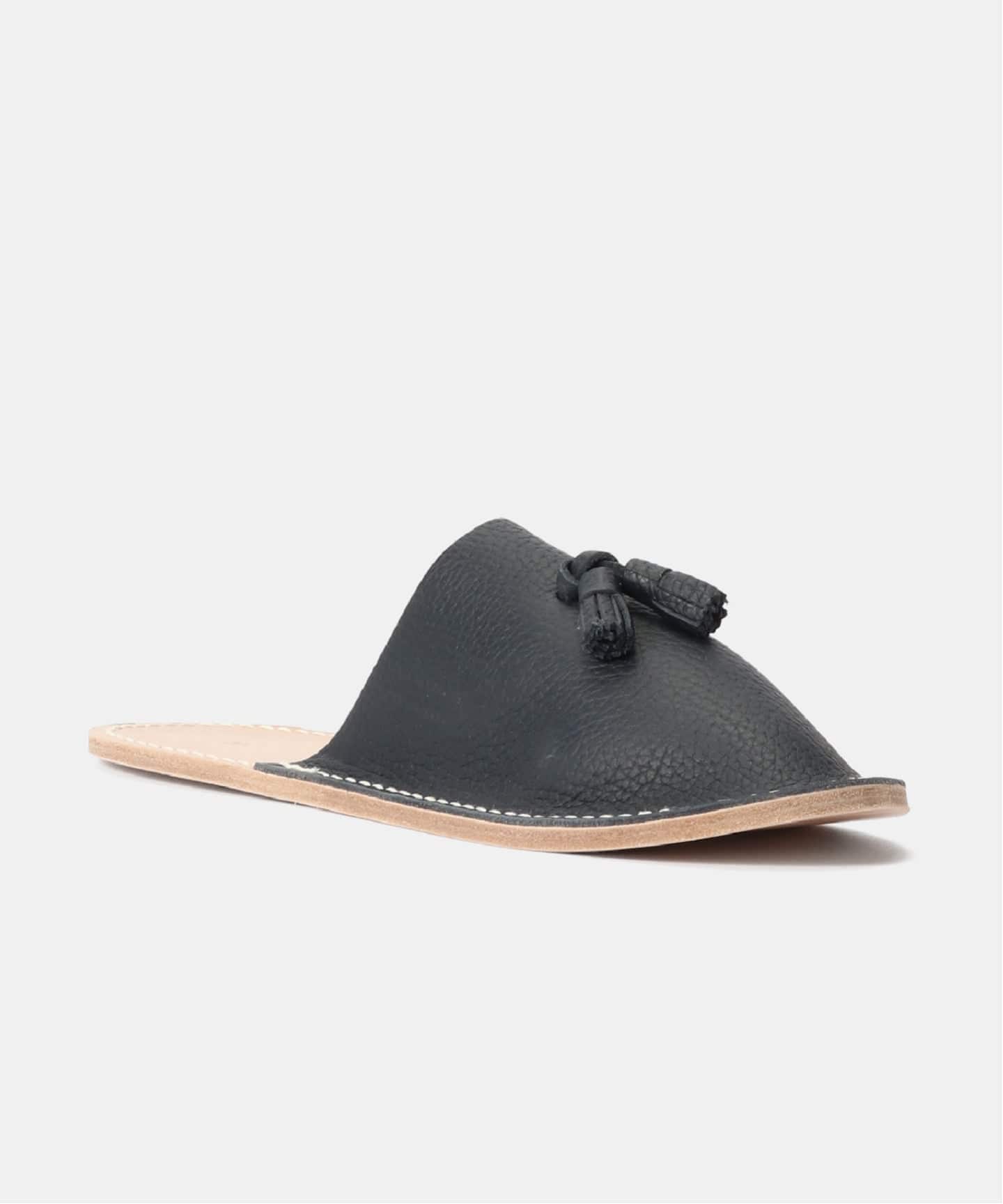 Hender Scheme leather slipper MJ-RC-LES