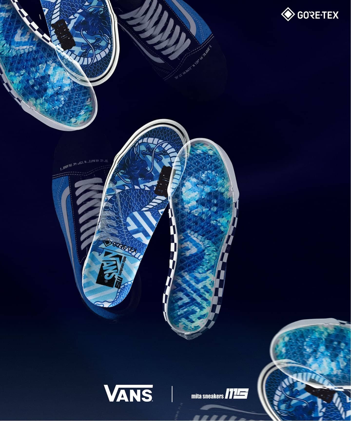 mita sneakers × Vans Premium Old Skool VANS PREMIUM OLD SKOOL 36 GTX “GORE-TEX” “七?八起” “mita