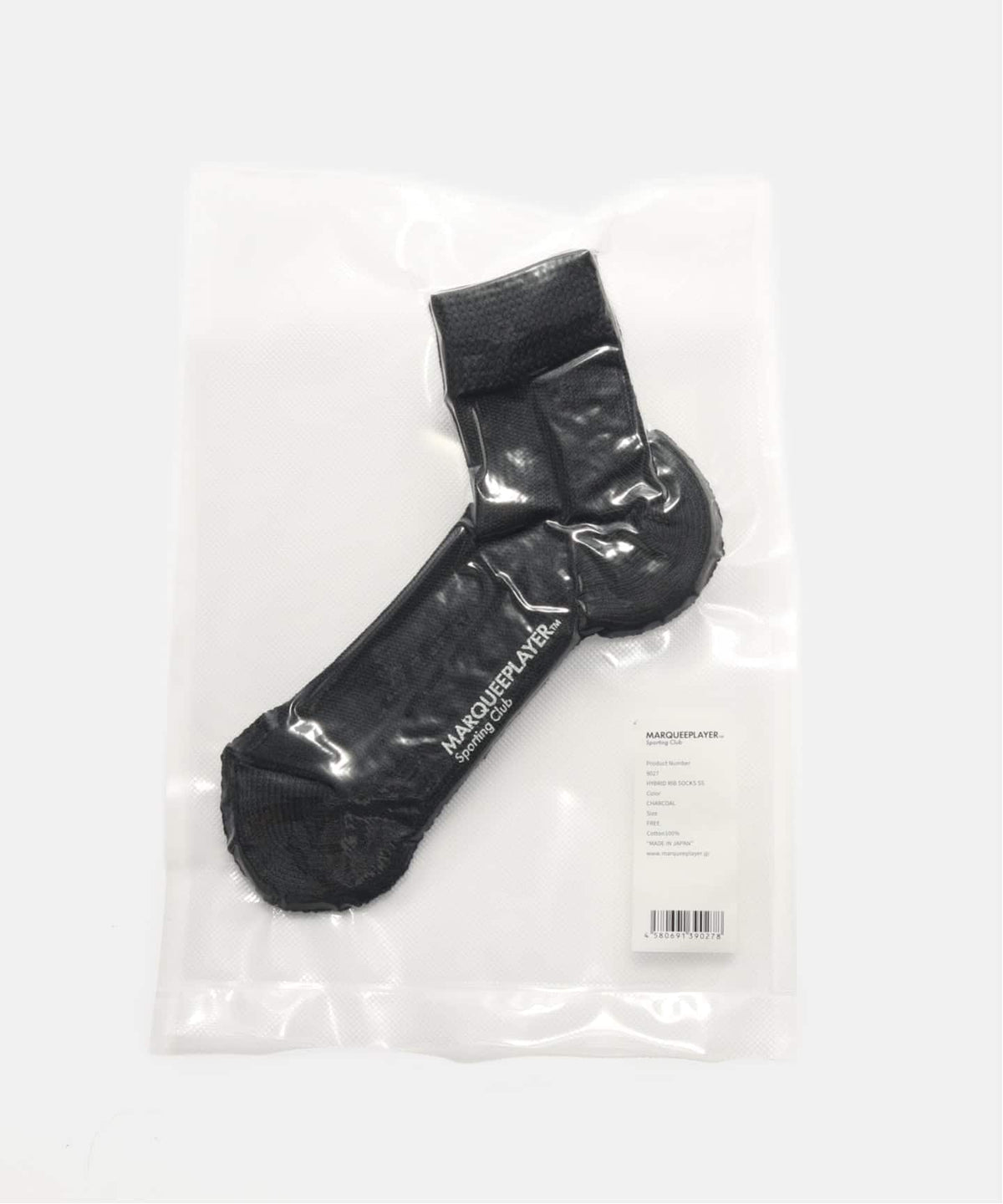 MARQUEE PLAYER HYBRID RIB SOCKS SS (CHARCOAL) 2027