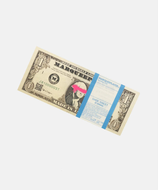 MARQUEE PLAYER SHOE SHEET "one dollar"