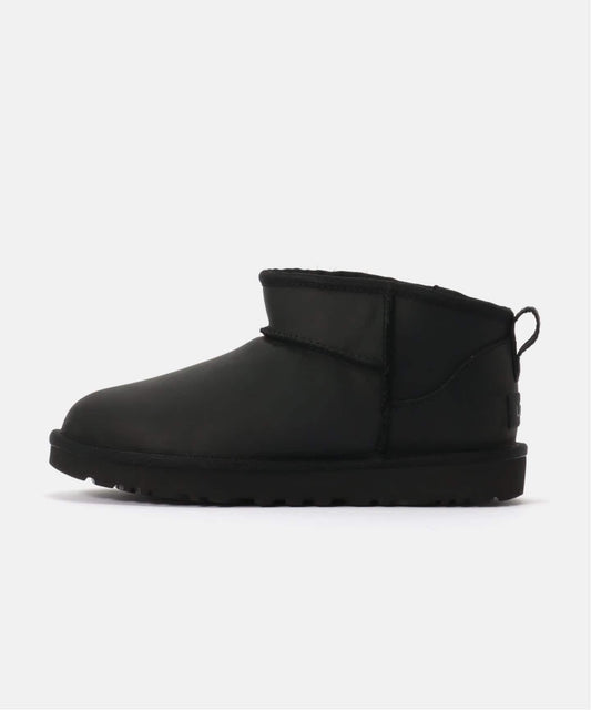 UGG W Classic Ultra Mini LTHR 1174210-BLAK