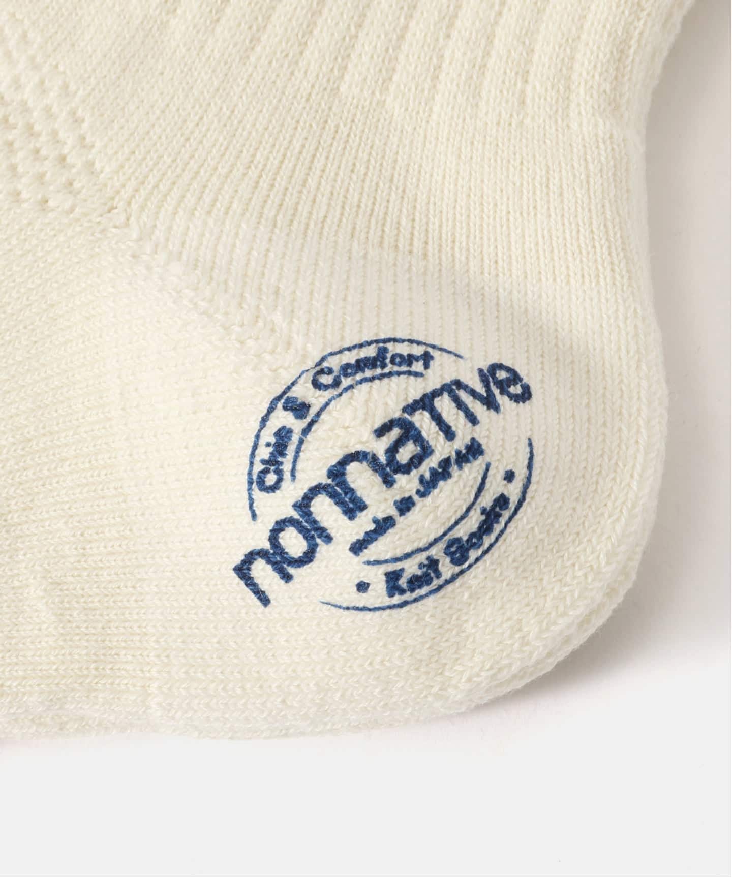 nonnative DWELLER SOCKS HI C/P/P WOVEN (OFF WHITE)