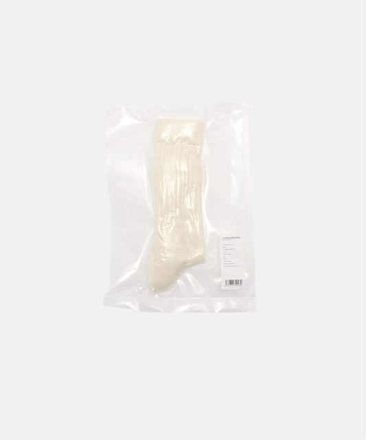 MARQUEE PLAYER HYBRID RIB SOCKS (IVORY WHITE) 9023