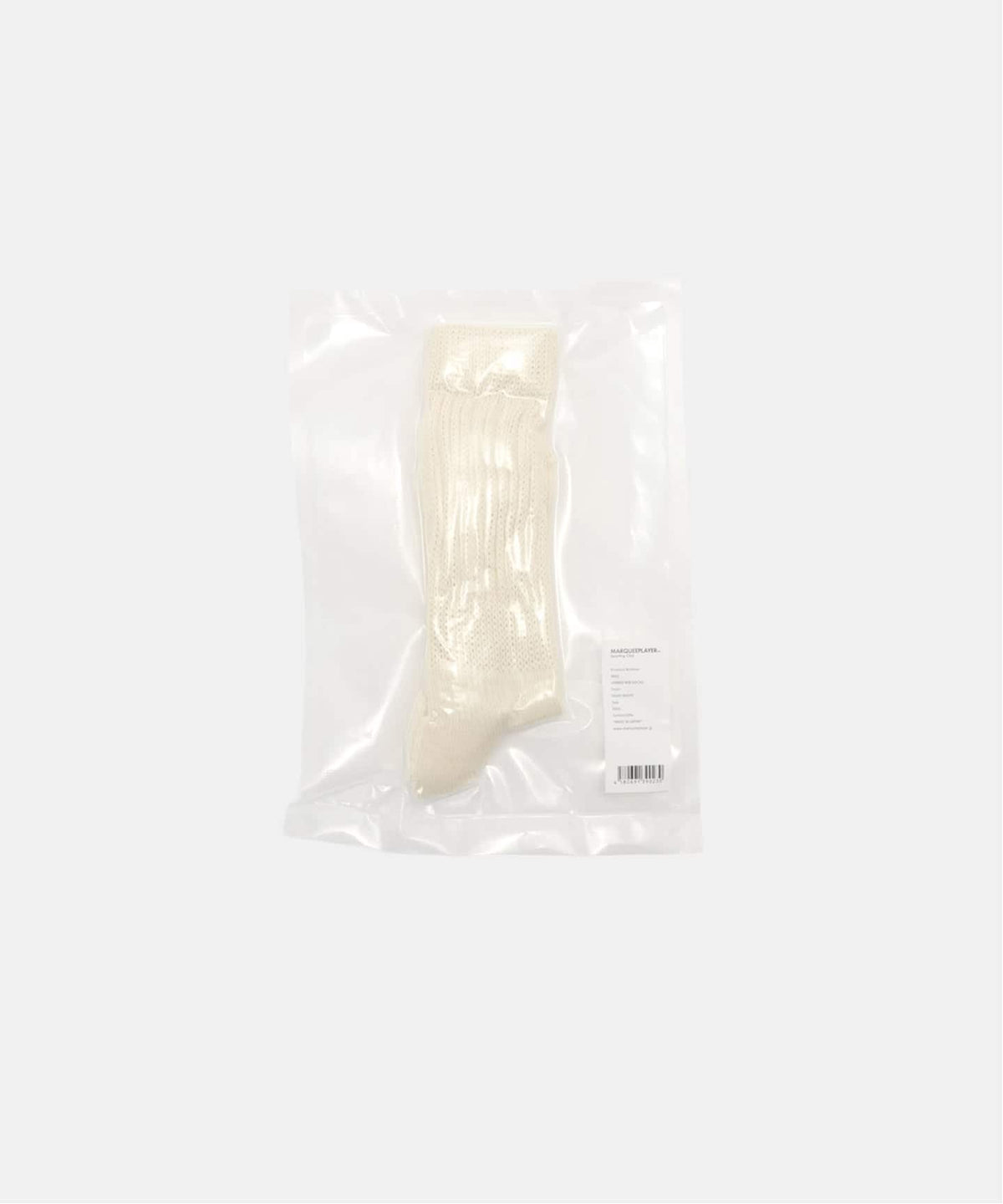 MARQUEE PLAYER HYBRID RIB SOCKS (IVORY WHITE) 9023