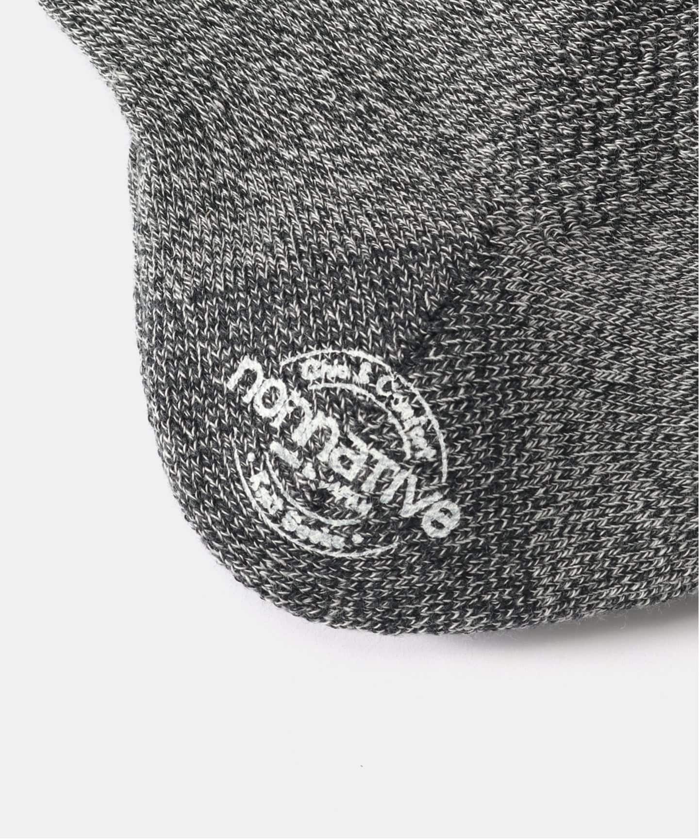 nonnative DWELLER SOCKS HI C/P/P WOVEN (CHARCOAL)