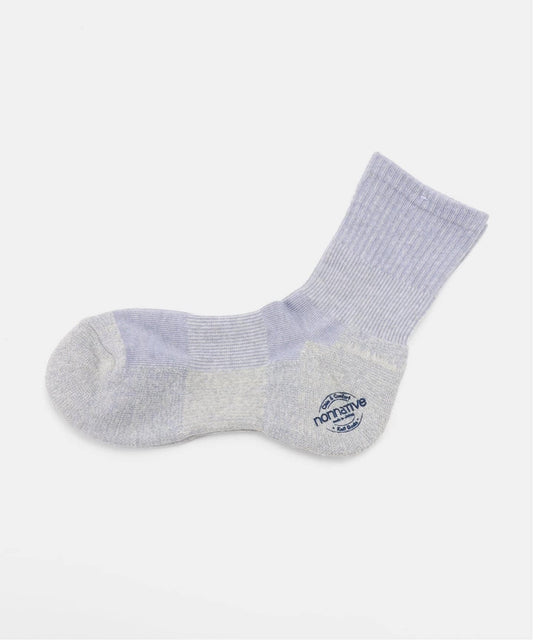 nonnative DWELLER SOCKS MID C/P/P WOVEN (LILAC)